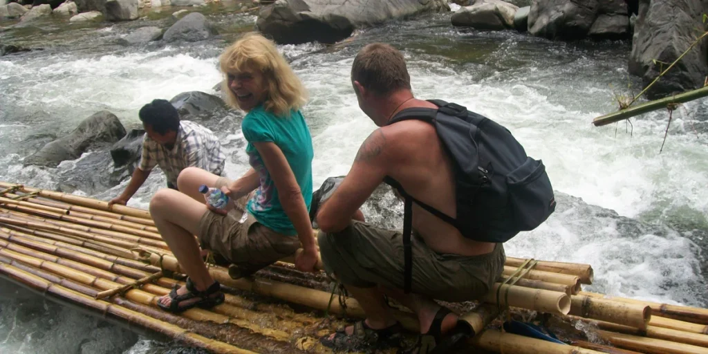 bamboo rafting in loksado
